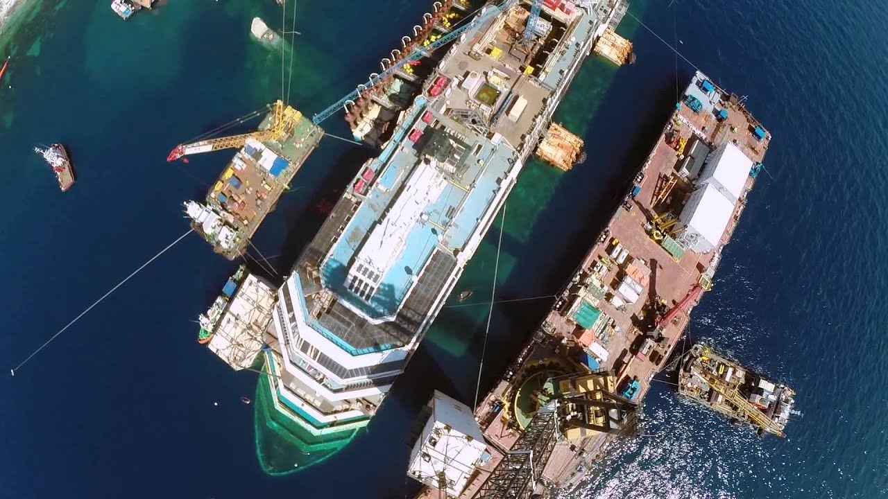 Conquest MB1 installing sponsoons at Costa Concordia camera iphone 8 plus apk