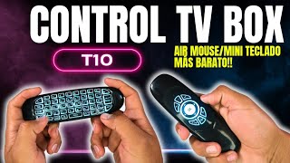 CONTROL REMOTO/MINI TECLADO para TV BOX! ANDROID TV T10 BARATO! by Alternativas Android 539 views 2 months ago 6 minutes, 52 seconds