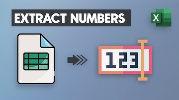 How to Extract Numbers from TEXT in Excel - first, last, all - Separate Numbers From Text