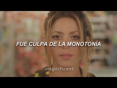 Shakira, Ozuna - Monotonía (Letra/Lyrics) Fue culpa de la monotonía