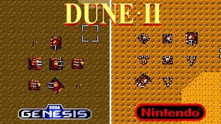 : Dune II: The Battle for Arrakis [1992] Sega Genesis vs NES (Version Comparison)