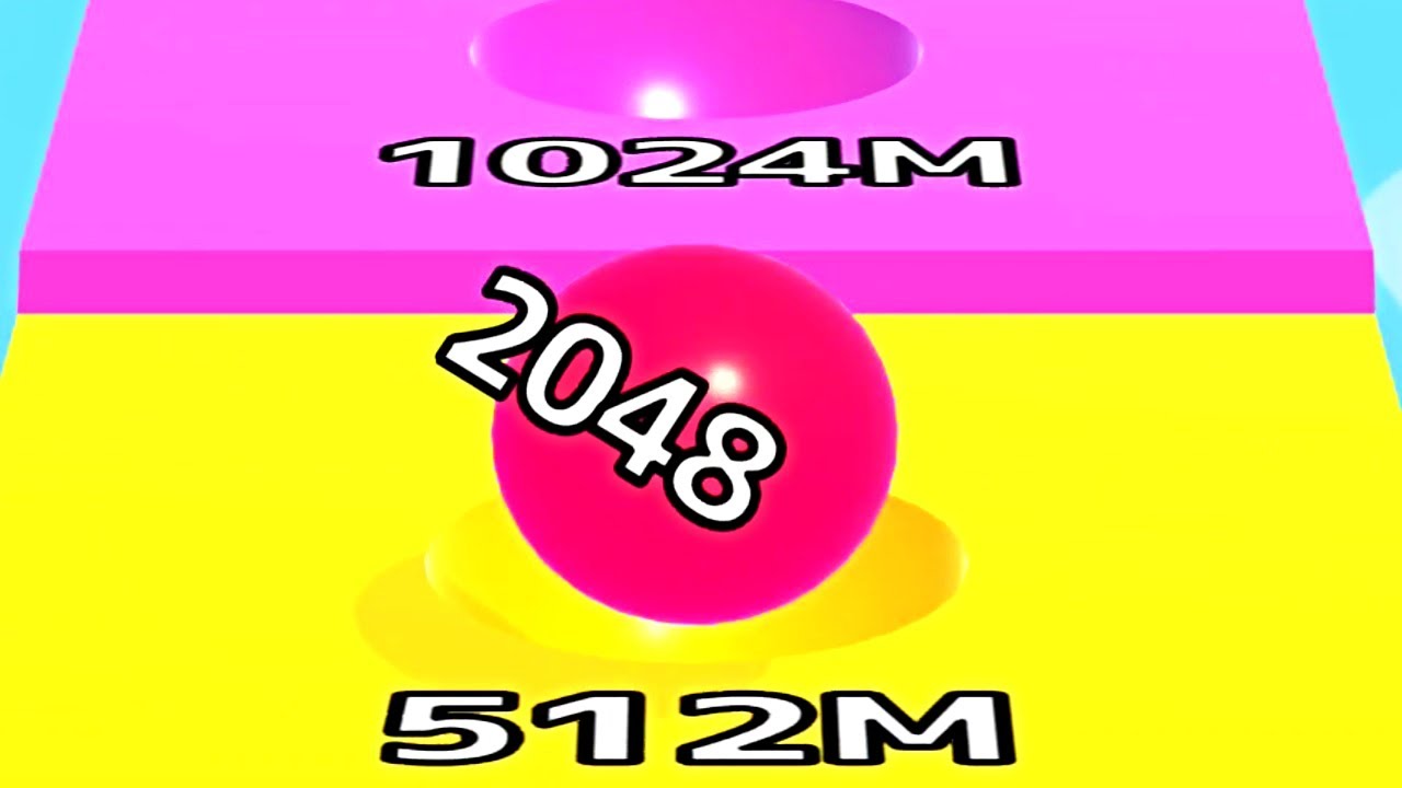 Ball Run Infinity Number Up To (128M, 256M, 512M, 1024M) ! All Levels ...