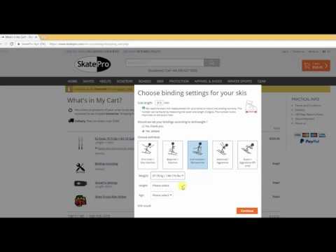 Din Ski Binding Setting Chart