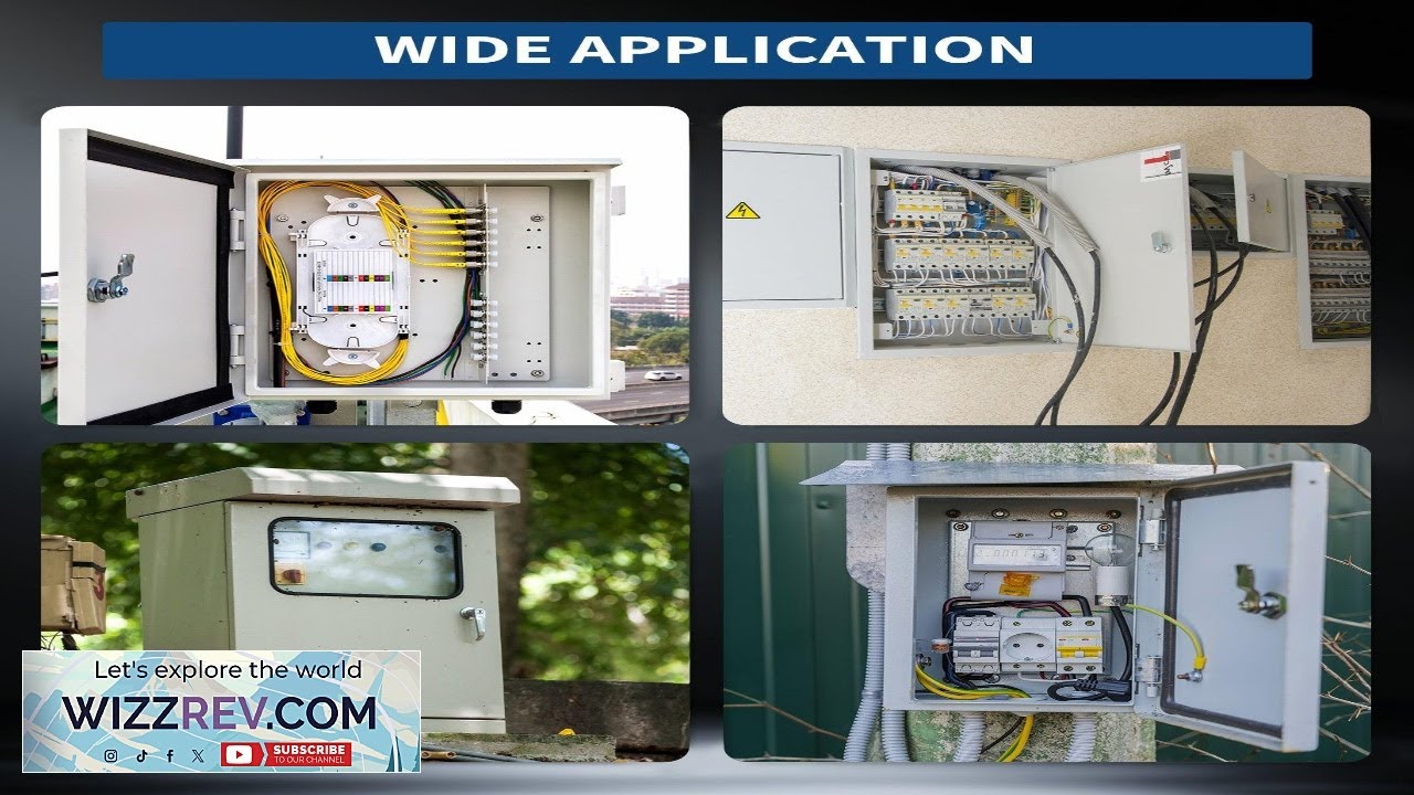 NEW Garvee NEMA 4X IP67 Stainless Steel Outdoor Electrical Junction Box Waterproof