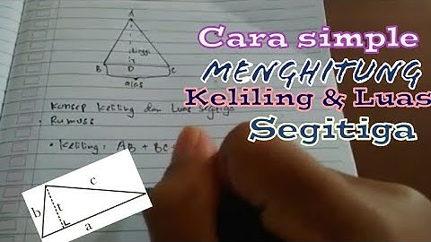 KELILING DAN LUAS SEGITIGA