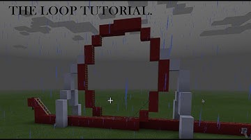 MINECRAFT Roller Coaster Elements: The loop Tutorial.
