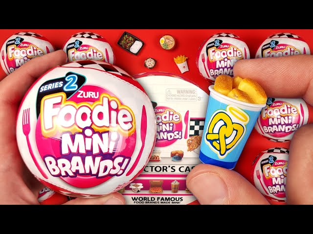 Let's open a Foodie Mini Brands Series 2 with my mini me inside my