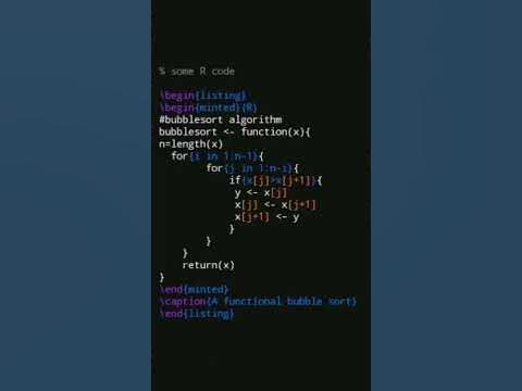 Create algorithms and code listings in LaTeX documents - YouTube