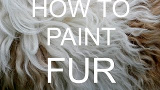 How To Paint FUR Acrylic Tutorial #bigartquest #18 | TheArtSherpa How To Paint FUR Acrylic Tutorial #bigartquest #18 | TheArtSherpa