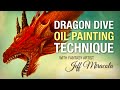 Dragon oil painting technique with fantasy artist jeff miracola