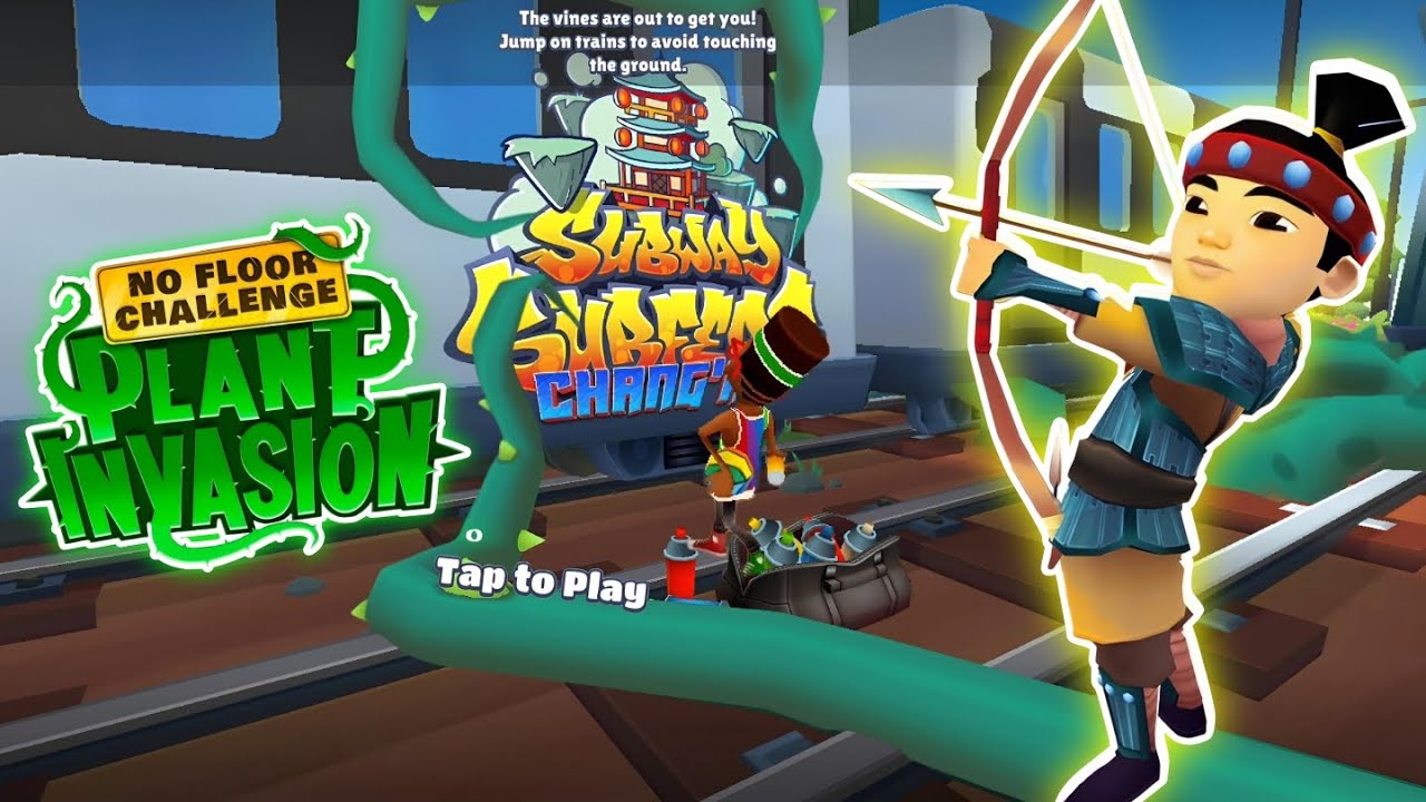 SUBWAY SURFERS PLANT INVASION 🌱SUBWAY SURFERS NO FLOOR CHALLENGE IN CHANG'AN 2021🏯 PRIDE 2021🏳️‍🌈