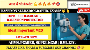 “Ultrasound & Radiation Protection | 80 One-Liners + 150 MCQs | Raftaar Wala Session 🏍️🏎️