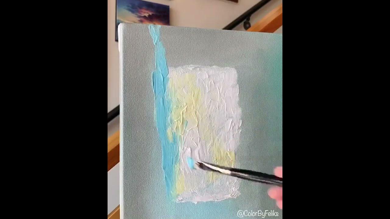 Acrylic paints+texture paste+chain 7.8” x 11.8” : r/acrylicpainting