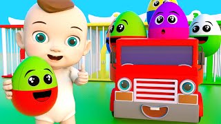 Suprise egg song - Baby songs color pipe soccer ball play - Nursery Rhymes & Kids Songs