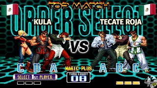 ¡KULA RETÓ AL SUBCAMPEÓN TECATE ROJA!  TOP MATCH MÉXICO KOF 2002 PLUS
