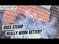 Does steam clean this roof faster
