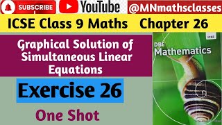 DBE Mathematics ICSE Class 9, Chapter 26, Graphical Solution of Simultaneous Linear Equations || ...