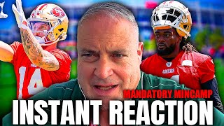 🚨INSTANT Reaction 49ers Minicamp: Purdy x Pearsall Connection ELITE, Aiyuk Holdout Problem, CMC