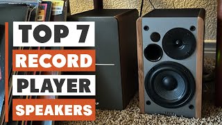 7 Best Speakers for Record Player: Enhance Your Vinyl Experience