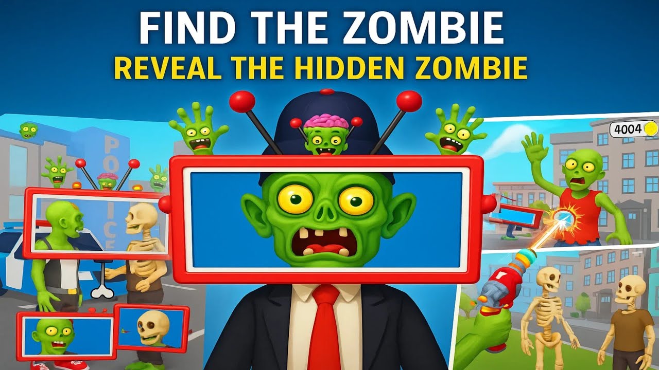 Find the Zombie 🧟‍♂️🔍 | Hidden Zombie Hunter Gameplay (Android)