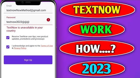 How to make textnow account 2023 | TextNow new update | TextNow is unavailable in your country 2023