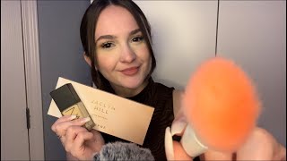 ASMR Doing your makeup ❤️(🙊No talking) just mouth sounds, tapping, mic scratching 💄🖌️