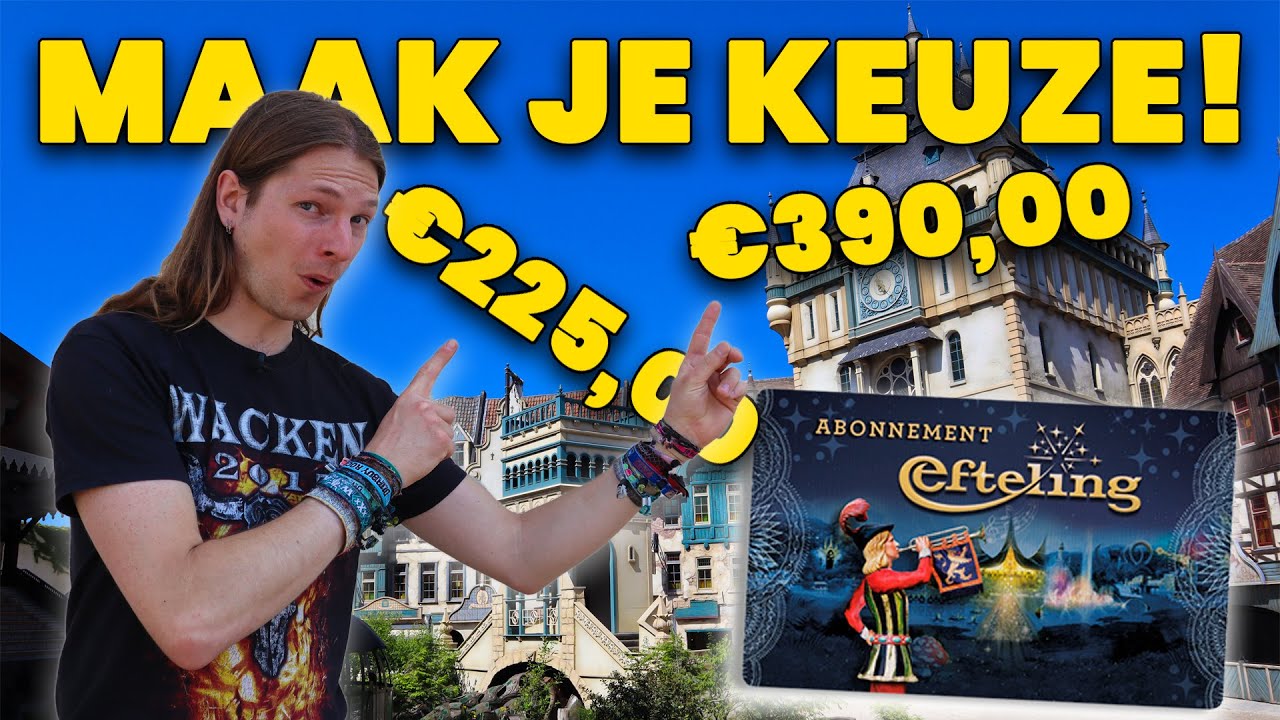 ALLES over de NIEUWE EFTELING ABONNEMENTEN!