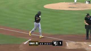 Pirates prospect Shawn Ross swats three homers for High-A Greensboro | MiLB Highlights