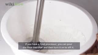 How to Sift Flour