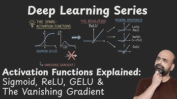 Activation Functions Explained: Sigmoid, ReLU, GELU & The Vanishing Gradient | Deep Learning