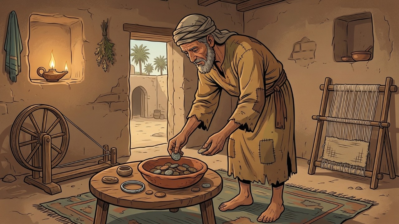 #قصة الرجل الذي تصدق بكل ماله فأعطاه الله سراً عجيباً يعجز عنه البشر