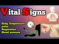 Vital signs || body temperature, Pulse, Respiration and Blood pressure