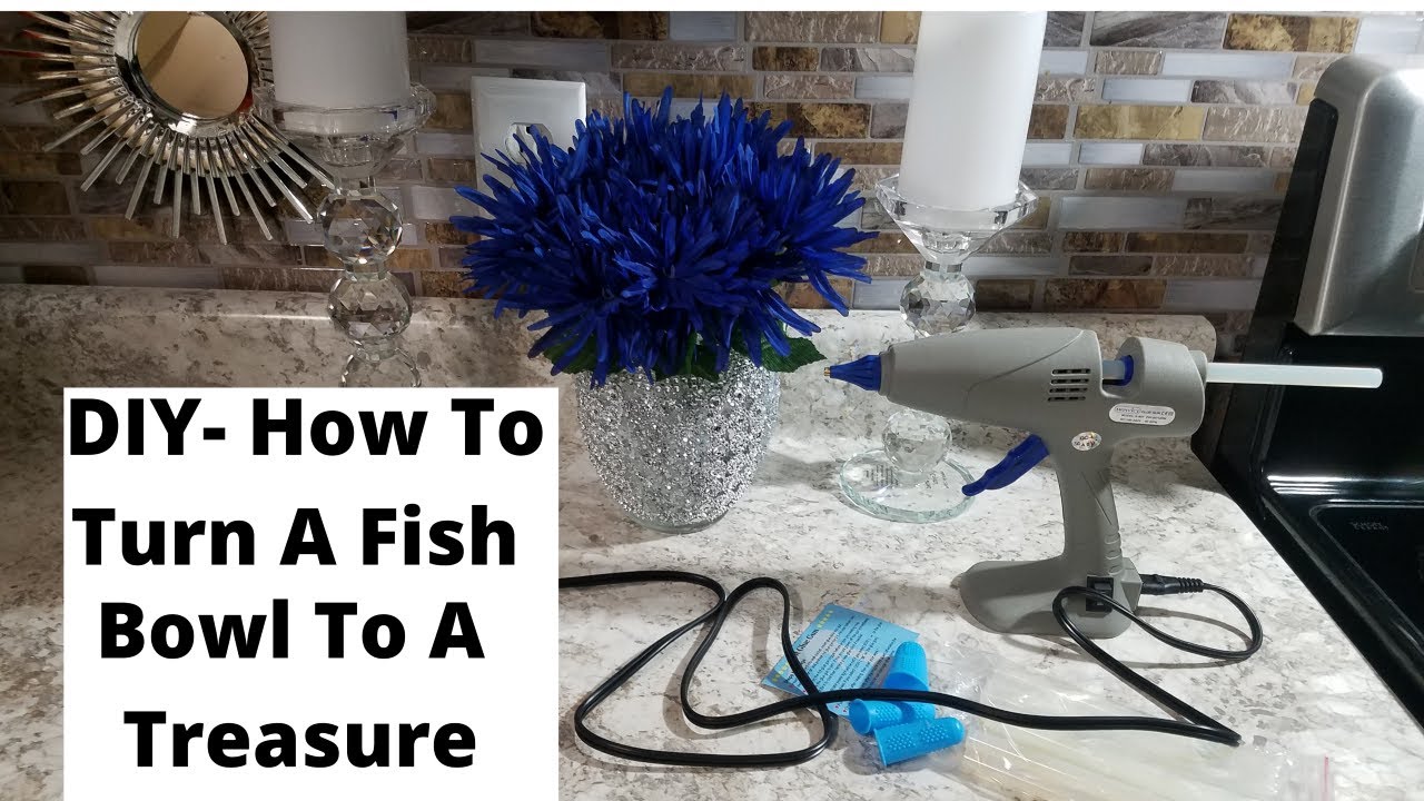 DIY How to turn a fish bowl to a Treasure YouTube