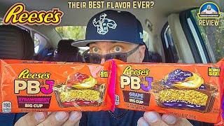 Reese's® PB&J Grape VS Reese's®  PB&J Strawberry Review! 🥜🧈🍇🍓 | theendorsement