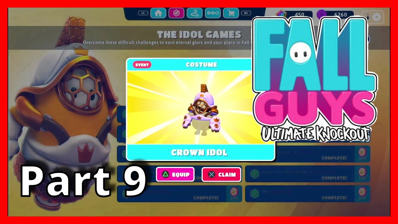 Fall Guys Gameplay Part 9 - Season 1: Ring Hexathlon Event (PS5) - YouTube