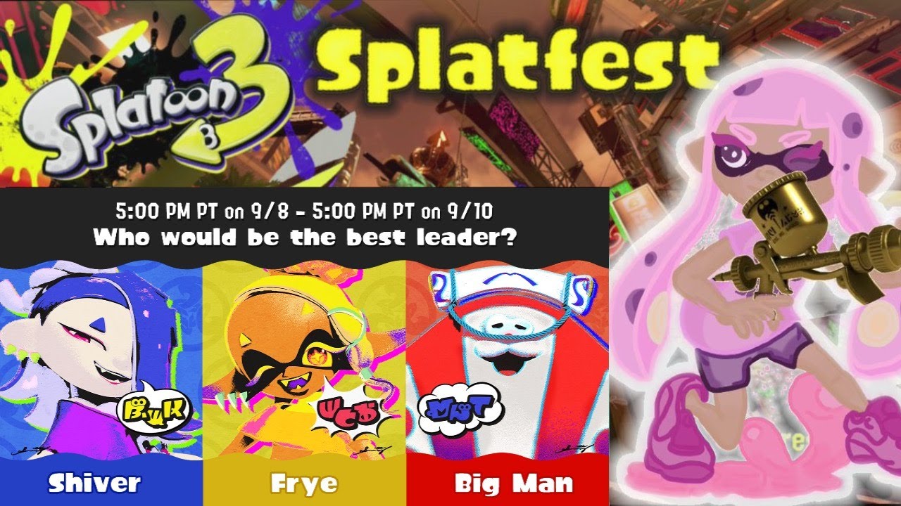 Splatoon 3 10th Splatfest Day # 2 - YouTube