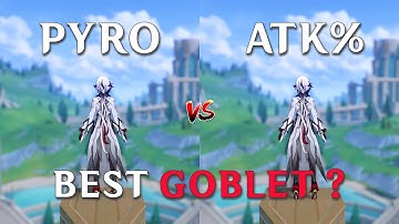 ATK% vs Pyro Goblet !! Best build for Arlecchino ?? (Genshin Impact)