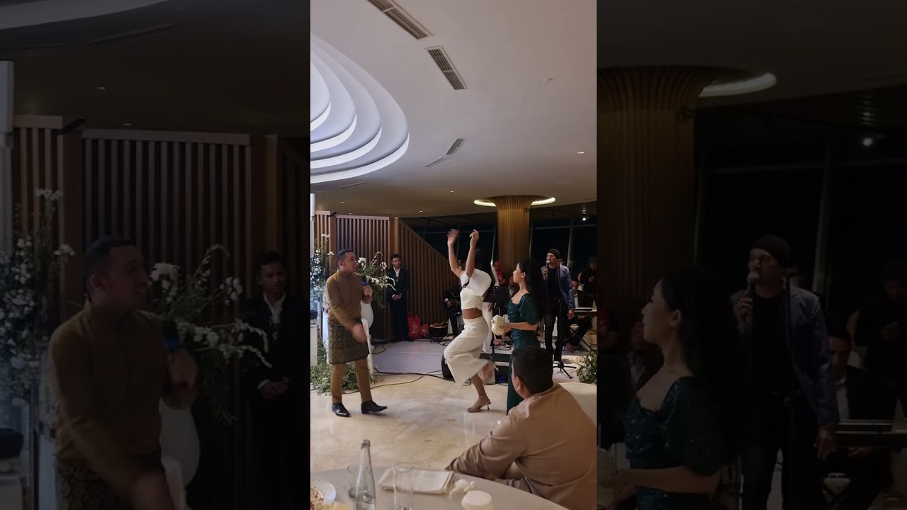 saweran pesta perkawinan virzha dewa 19