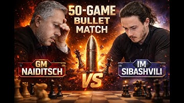 50 Games Bullet match GM Naiditsch-IM Sibashvili on The Lichess.org