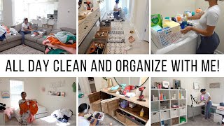 ALL DAY CLEAN, DECLUTTER & ORGANIZE WITH ME//SHARED ROOM MINI MAKEOVER // Jessica Tull cleaning