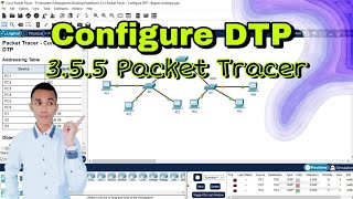 Cara Configure DTP | 3.5.5 Packet Tracer Configure DTP - Cisco Packet Tracer DTP Configuration