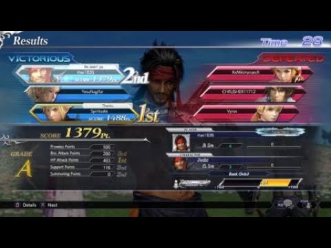 DFFNT - NA Open Beta - Ranked (Jecht 20)