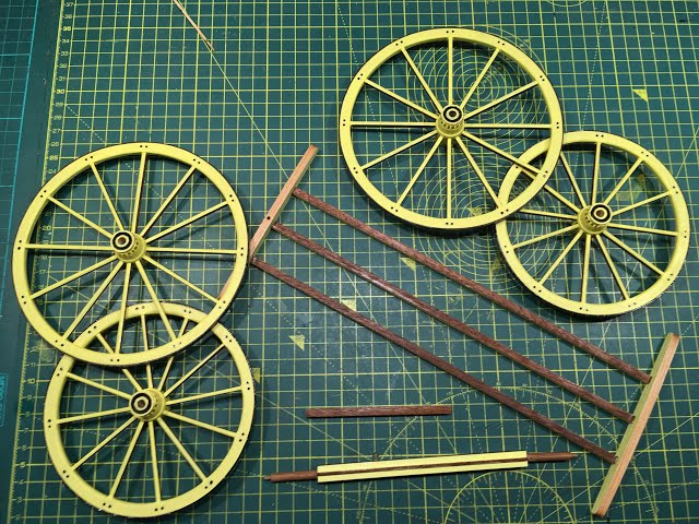Artesania 1848 Stagecoach - Build 6 - YouTube