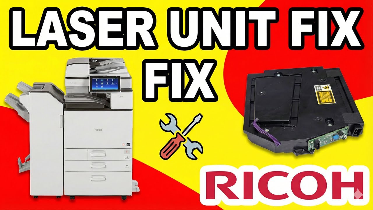 How to Clean & Repair Ricoh Laser Unit | Fix SC202, SC220, SC322 Error Codes