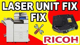 How To Clean U0026 Repair Ricoh Laser Unit  Fix Sc202 Sc220 Sc322 Error Codes