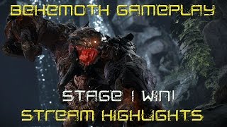 My 1st stage 1 win on Behemoth! Gameplay - Evolve PC