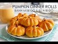 Cách làm BÁNH MÌ & SỮA BÍ ĐỎ - Soft & Fluffy PUMPKIN DINNER ROLL recipe | Savoury D