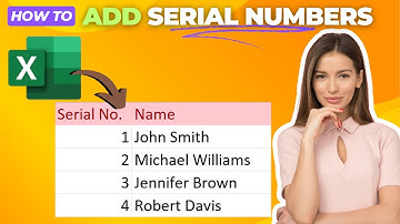 How To Add Serial Numbers In Excel {Full Guide}