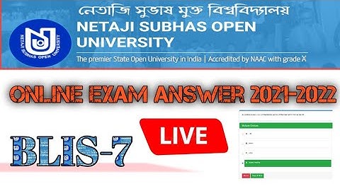 Nsou Blis Live Final Exam Answer 2022// PAPER 7  ALL QUESTIONS ANSWER