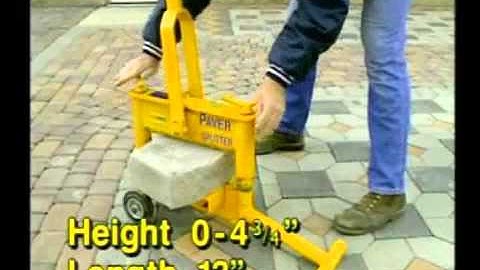 Paver Splitter from PAVE TECH